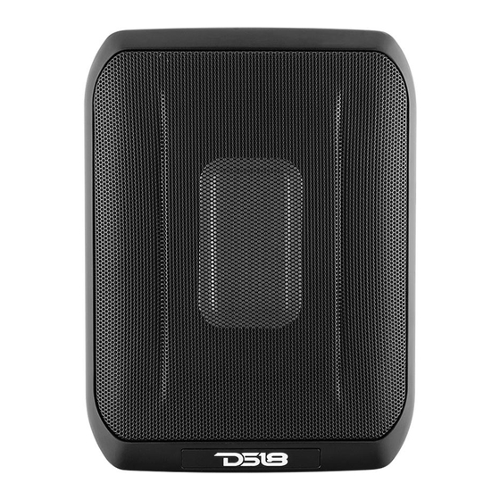 DS18 SQBASS68 Manuals