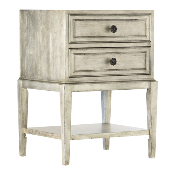Hooker Furniture Petit Bijou 5875-90016-95 Assembly Instruction