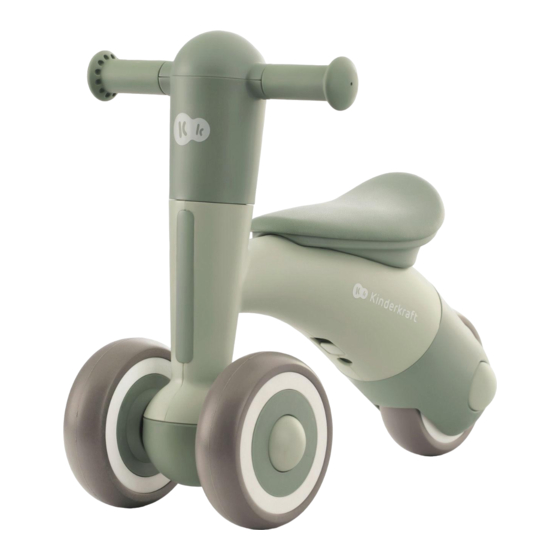 Kinderkraft MINIBI Balance Tricycle Toy Manuals