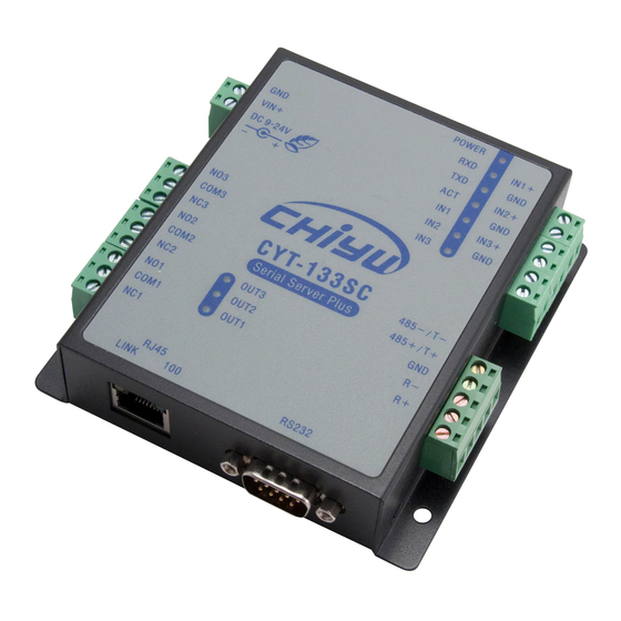 CHIYU CYT-133SC User Manual