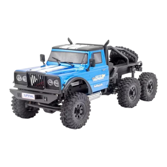 Hobbytech 6WD CRX18 FLAT CAGE Instruction Manual