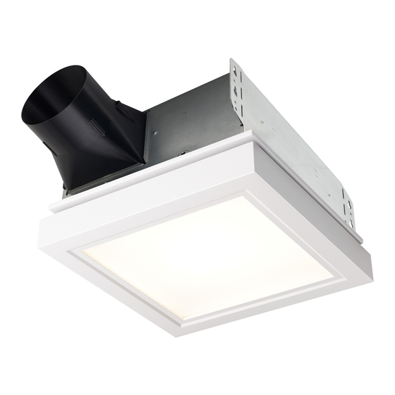 NuTone Roomside AER110LTW Manuals