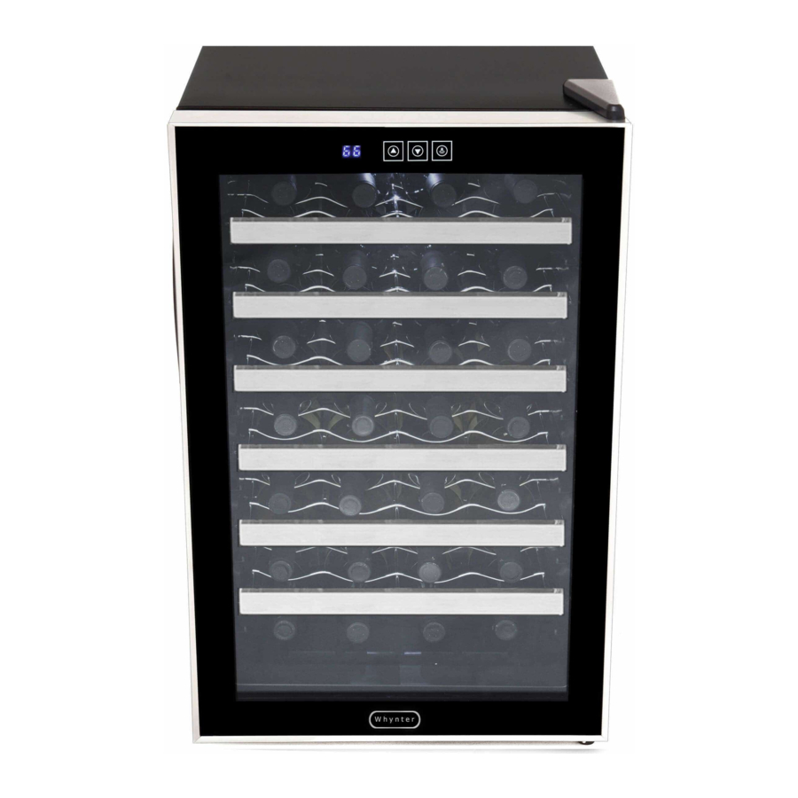 Whynter WC-282TS - Wine Cooler Manual
