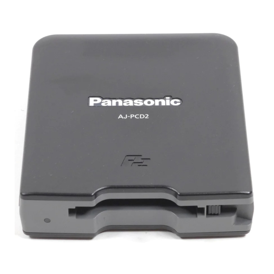 Panasonic AJ-PCD2GPJ Manuals