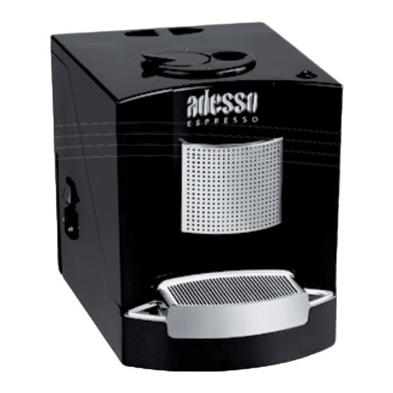Adesso Espresso ESPRESSO COFFEE MACHINE User Manual