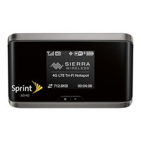 Sierra Wireless 4G LTE Tri-Fi Hotspot User Manual