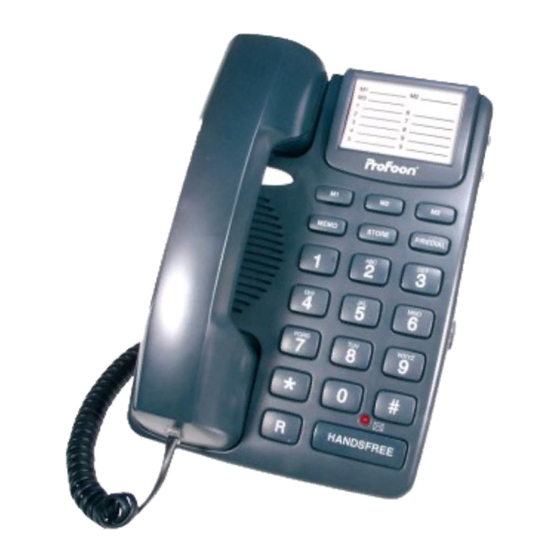 Profoon TX-555 User Manual