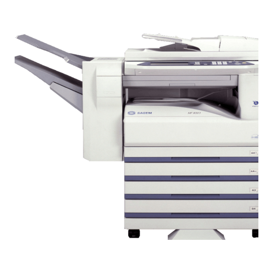 Sagem MF9300 Scanner Manual