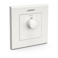 Bose controlcenter CC-3 Installation And Operation Manual