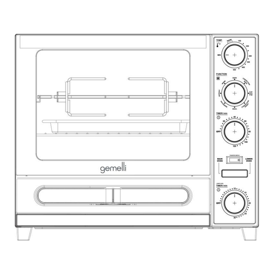 Gemelli TP09M1SSDRM Instruction Manual