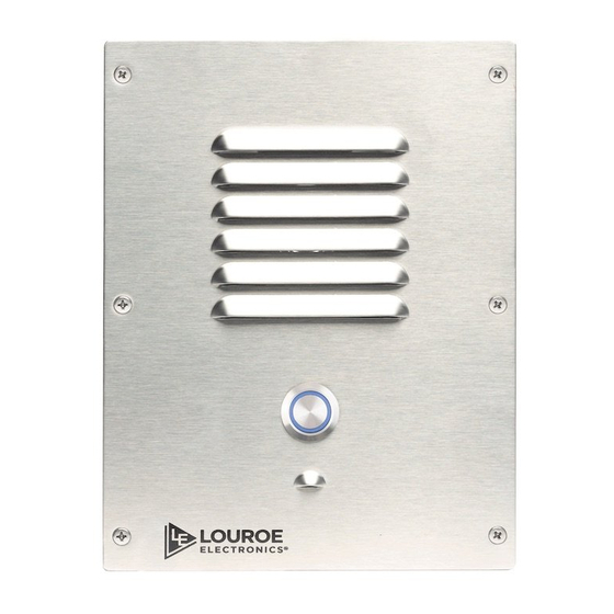 Louroe Electronics AOP-535 Installation And Operating Instructions