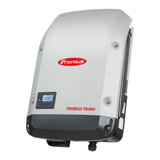 Fronius Primo 3.0-1 Quick Start Manual