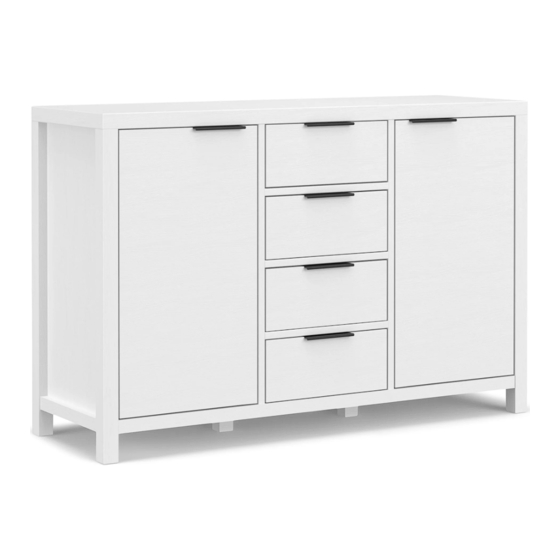 SIMPLIHOME Hollander AXCHLL-09 Sideboard Manuals