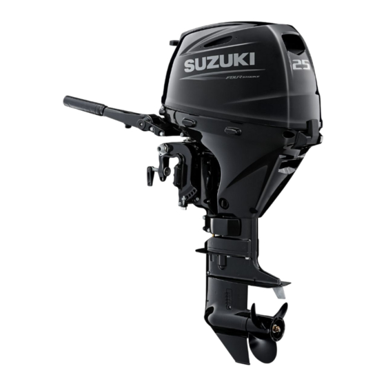 Suzuki DF25A 2014 Owner's Manual
