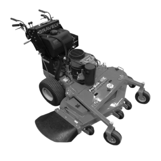 Gravely Pro-Walk Hydro 36HR PS Manuals