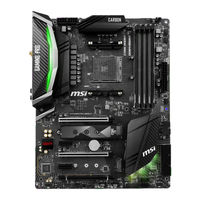 MSI X470 GAMING PRO Quick Start Manual