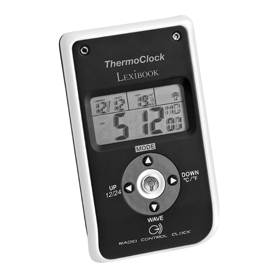 LEXIBOOK Thermoclock RLR790 Instruction Manual
