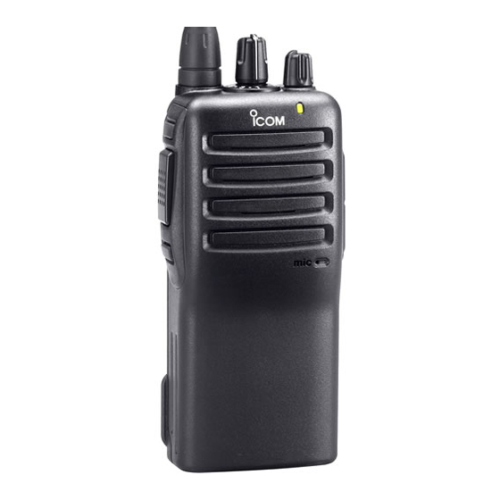 Icom IC-F14 Instruction Manual