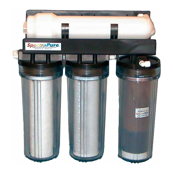 SpectraPure MaxPure MPDI RO/DI System Installation And Operating Manual