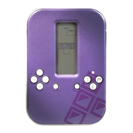 Radica Games Tetris N7317 Instruction Manual
