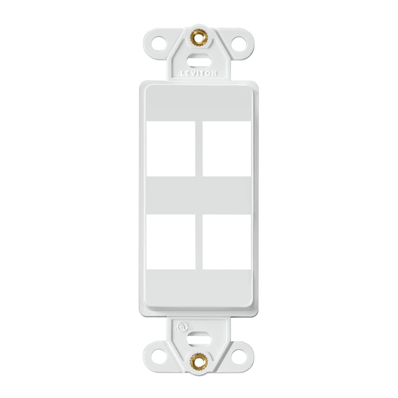 Leviton 41644 Series Instructions For Use