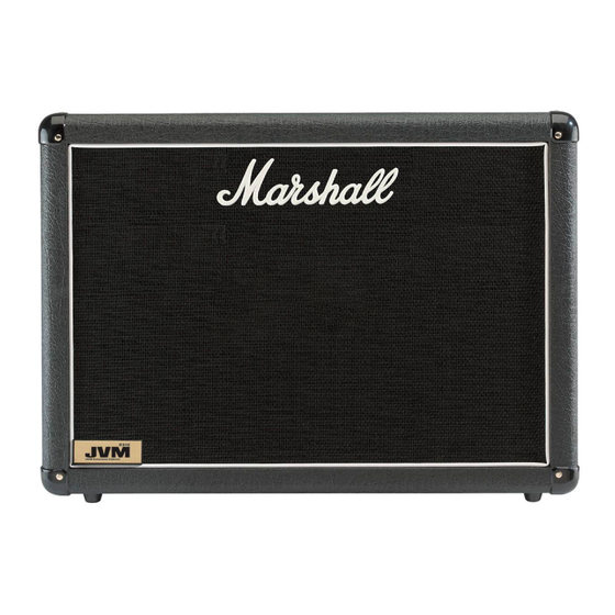 Marshall Amplification Extension Cabinet Owner's Manual
