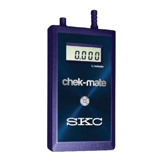 SKC chek-mate 375 series Operating Instructions Manual