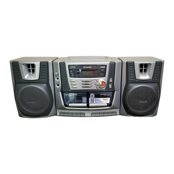 Aiwa CA-DW538LH Service Manual