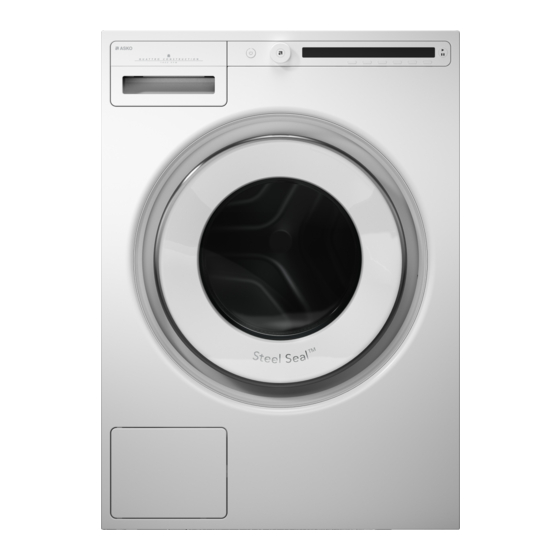 Asko W4114CW Installation Instructions Manual