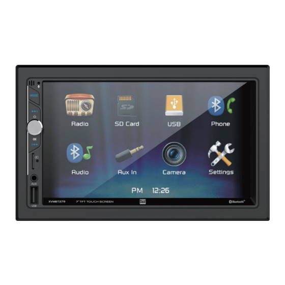 Dual Electronics Corporation XVMBT279 Installation & Owner's Manual