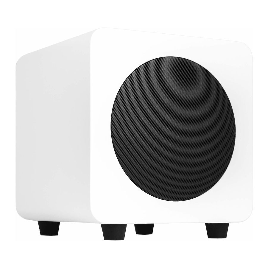 Kanto sub6 - Subwoofer Manual