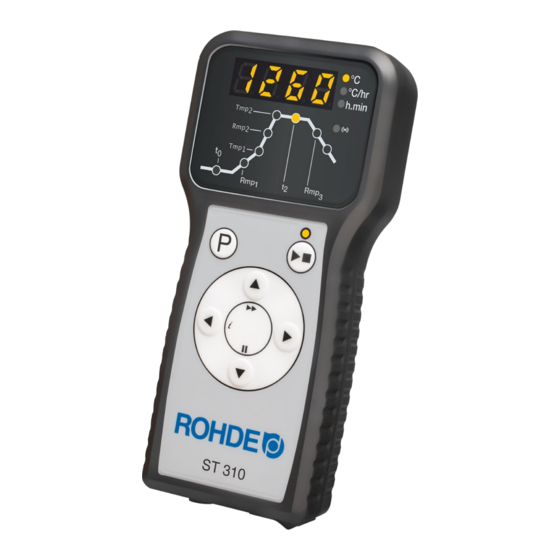 Rohde ST 310 Instruction Manual