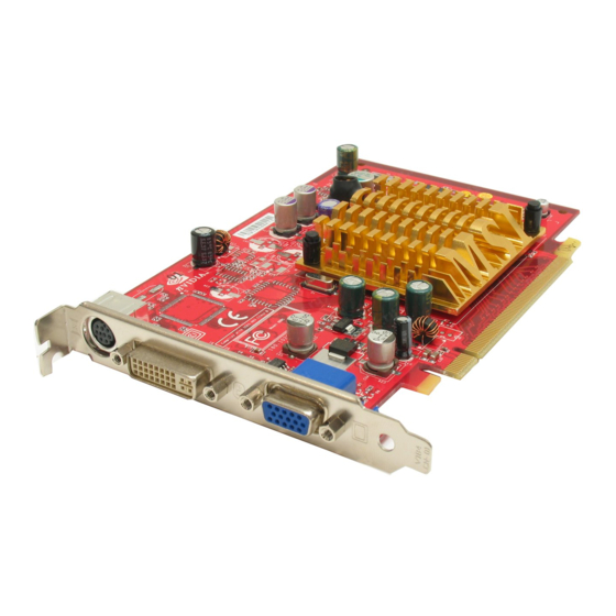 MSI NX6200-TD128 Quick Install Manual