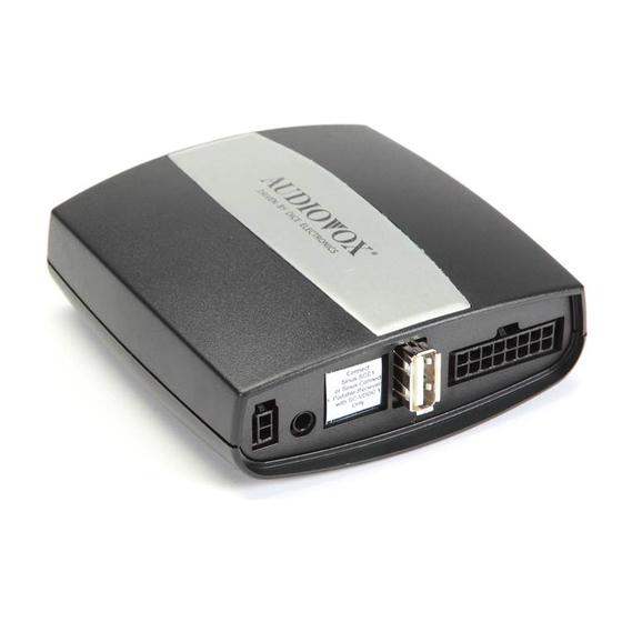 Audiovox MEDIABRIDGE Installation Manual