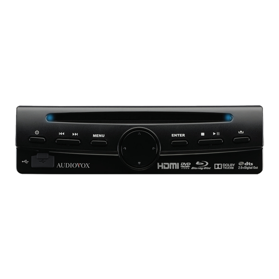 Audiovox AVDBR1 Owner's Manual