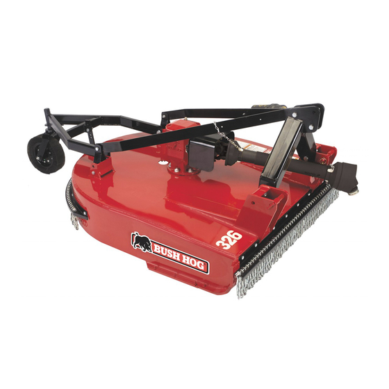 Bush Hog TOUGH Squealer SQ172 Operator's Manual