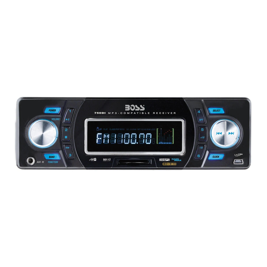 Boss Audio Systems 750DI User Manual
