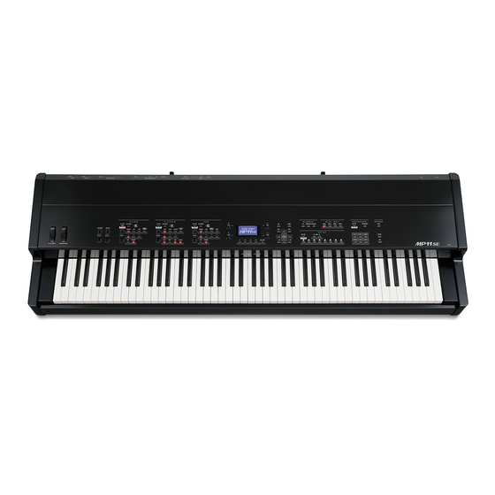 Kawai MP11 Owner's Manual