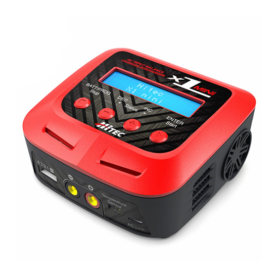 HITEC X1 mini Operation Manual