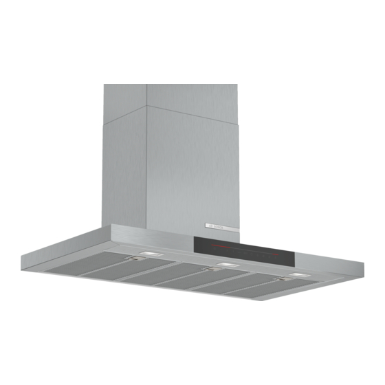 Bosch DWB98JQ50 Wall-mounted cooker hood Manuals