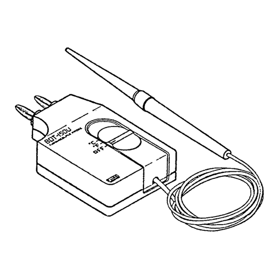 Fluke 80T-150U Instruction Sheet
