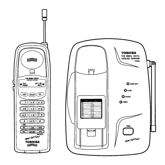 Toshiba FT-H916 Manuals