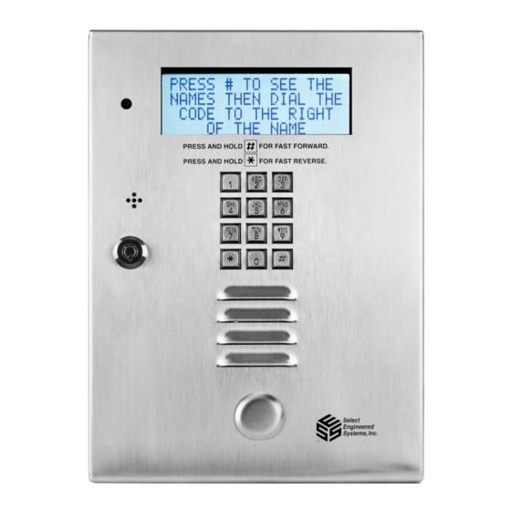 Select Engineered Systems TEC1A Series Installer's Manual