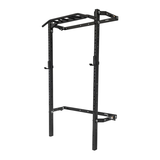 PRx Performance Profile ONE Squat Rack with Multi-Grip Bar Install Instructions Manual
