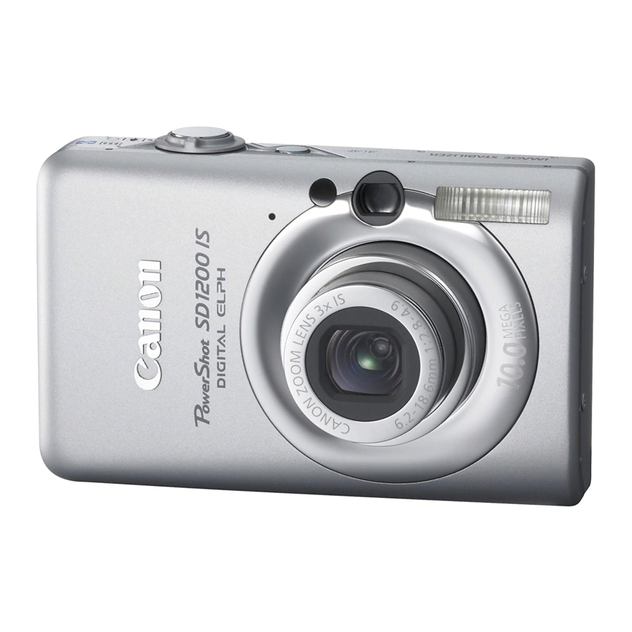 Canon SD1200 IS User Manual