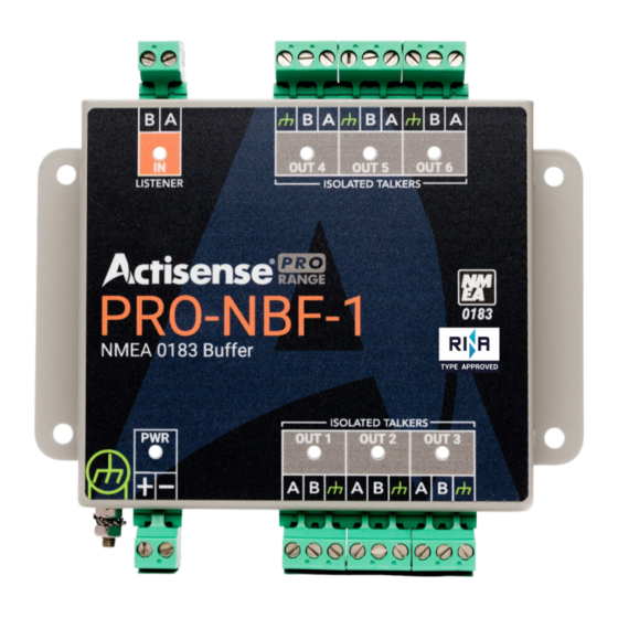 Actisense Pro Series Manuals