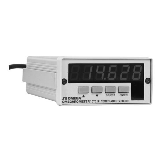 Omega CYD211 User Manual