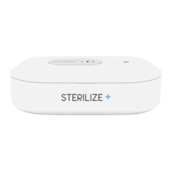 Sterilize+ UV PHONE SANITIZER Quick Start Manual