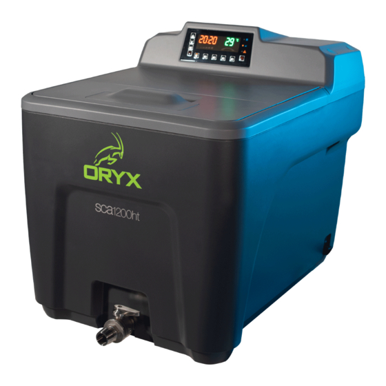 Oryx SCA1200ht Repair Manual