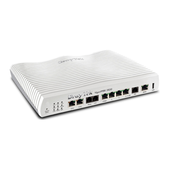 Draytek VigorIPPBX 2820 Series User Manual